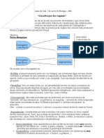 Resumo de Biologia "Classificação Dos Vegetais"