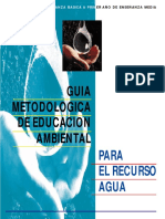 Guía Metodologica para Educación Ambiental-Recurso Agua