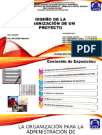 Expo Organizacion de Un Proyecto