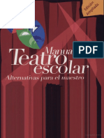 Manual de Teatro Escolar Alternativas para El Maestro de Padin W.