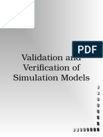 Validation and Verification of Simulation Models