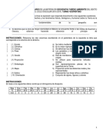 Tercer Examen Extraordinario de Geografía y Medio Ambiente PDF