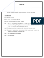 Ex - No:1 TCP Socket Date