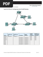 Lab 3.4.3 Part A: Configuring Inter-VLAN Routing: CCNA Discovery Introducing Routing and Switching in The Enterprise