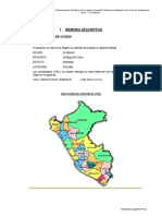 Memoria Descriptiva para Un Proyecto de Agua Potable