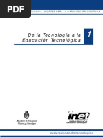 1 - de La Tecnología A La Educación Tecnológica