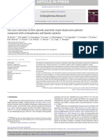 Ten-Year Outcomes in First Episode Psychotic Major Depression Patients Compared With Schizophrenia and Bipolar Patients