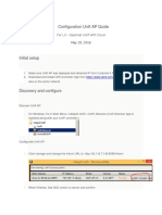 Configure Guide For Unifi AP