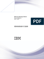 IBM Unica Marketing Platform Admin Guide