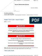 Engine Valve Lash - Inspect/Adjust: Pantalla Anterior