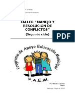 Taller Resolución de Conflictos (Segundo Ciclo)