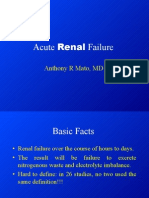 Acute Renal Failure: Anthony R Mato, MD