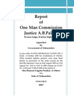 Justice AB Palkar Commission of Inquiry Report VOLUME-I