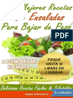 50 Mejores Recetas de Ensaladas para Bajar de Peso - Mario Fortunato PDF