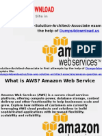 AWS Solution Architect Associate Exam Dumps