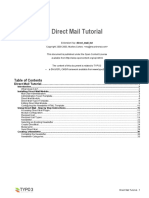 Direct Mail Tutorial