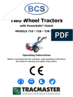 BCS Two Wheel Tractors Owners Manual PDF