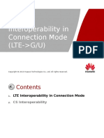 3 LTE Interoperability in Connection Mode (LTE-GU)