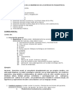 Orden de Anotación en La Anamnesis en La Entrevista Psiquiátrica