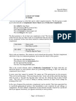 Lesson 15 Syntactic Classification of Verbs Complex Transitive Verbs