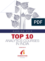 Top 10 Analytics Courses in India 2015