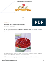 Receta de Gelatina de Frutas - RECETAS PASO A PASO