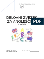 Delovni Zvezek Za Angleščino: 2. Razred