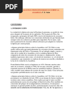 Algunos Principios Básicos Sobre La Asamblea