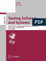 Testing Software and Systems (2011)