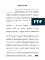 Investigación Geológica de La Mina Lagunas Norte