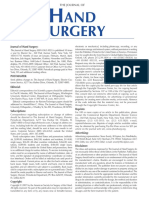 Jurnal On Hand Surgery