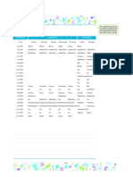 My - Timetable: Schedule Weekdays Weekends