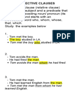 Adjective Clause and Participial Phrase