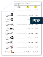 3629 Speaking Worksheet Can You