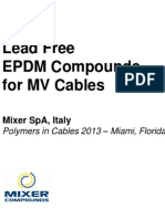 Mixer SpA - Lead Free EPDM Compounds For MV Cables