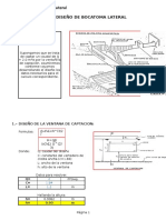 Diseño de Bocatoma