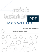 Ejercicios de Constancia de Forma - Rombos