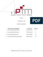 Assignment - Commercial Law