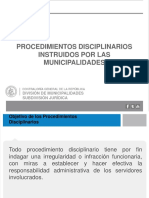 Presentación CGR Procedimientos Disciplinarios Municipales