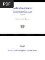 Part 1 - Introduction To System Identification