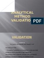 Analytical Method Validation