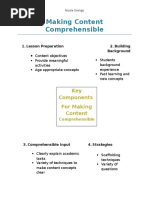 Making Content Comprehensible 1-8