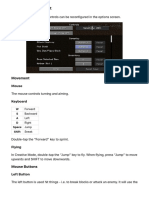 Controls and Keyboard - Minecraft 101
