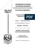 Tesis - Calculo de Reservas de Yacimientos de Gas