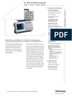 Datasheet de Osciloscopio