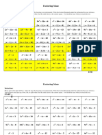 Factoring Maze