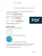 Pa E E: Random Variables