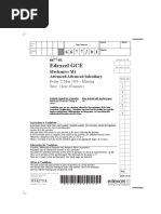 2009 June Edexcel Mechanics-1 6677