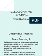 Collaborative Teaching