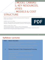 Business Model Canvas: Partners, Key Resources, Key Activities Revenue Models & Cost Structure